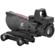 Trijicon 4x32 ACOG Rifle Scope, Dual Illuminated Red Chevron .223 Reticle w/ Colt Knob Thumbscrew Mount &amp; LED 3.25 MOA Red Dot RMR Type 2, Black, 100549