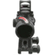 Trijicon 4x32 ACOG Rifle Scope, Dual Illuminated Red Chevron .223 Reticle w/ Colt Knob Thumbscrew Mount &amp; LED 3.25 MOA Red Dot RMR Type 2, Black, 100549