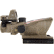 Trijicon 4x32 ACOG Rifle Scope, Dual Illuminated Red Chevron .223 Reticle w/ Colt Knob Thumbscrew Mount &amp; LED 3.25 MOA Red Dot RMR Type 2, Cerakote FDE, 100570