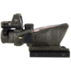 Trijicon 4x32 ACOG Rifle Scope, Dual Illuminated Red Chevron .223 Reticle w/ Colt Knob Thumbscrew Mount &amp; LED 3.25 MOA Red Dot RMR Type 2, Cerakote OD Green, 100569