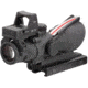 Trijicon 4x32 ACOG Rifle Scope, Dual Illuminated Red Crosshair .223 Reticle w/ Colt Knob Thumbscrew Mount &amp; LED 3.25 MOA Red Dot RMR Type 2, Black, 100550