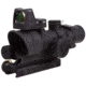 Trijicon 4x32 ACOG Rifle Scope, LED Red Crosshair .223 Reticle w/ Colt Knob Thumbscrew Mount &amp; Adjustable LED 3.25 MOA Red Dot RMR Type 2, Black, 100564