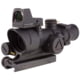 Trijicon 4x32 ACOG Rifle Scope, LED Red Crosshair .223 Reticle w/ Colt Knob Thumbscrew Mount &amp; LED 3.25 MOA Red Dot RMR Type 2, Black, 100558