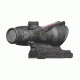 Trijicon 4x32 ACOG Scope, Dual Illuminated Red Horseshoe/Dot M855 RCO Reticle w/ LaRue Tactical LT799 Mount, Red TA31-D-100582