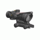 Demo, Trijicon ACOG Rifle Scope, 4x32, Dual Illuminated Red Horseshoe/Dot Reticle w/Colt Knob Thumscrew Mount, Black, 100581