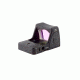 Trijicon ACOG 3.5x35 Scope, Dual Illuminated Green Horseshoe/Dot 5.56mm M249 Ballistic Reticle w/ RCOM-Emount &amp; 6.5MOA Adjustable RMR Sight TA11MGO-M249-RM07