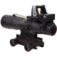 Trijicon ACOG TA33 3x30mm Rifle Scope w/9.0 MOA Trijicon RMR Red Dot Sight RM05, Black, Amber Chevron .223 / 62 Grain Reticle, MOA Adjustment, 400119