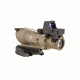 Trijicon ACOG 4x32 ECOS Rifle Scope - Dark Earth Brown, Green Dual Illumination