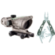 Trijicon ACOG 4x32 Nickel Boron Dual Illum. Green Horseshoe Dot .223 BAC Reticle w/ TA51 Mount TA31-D-100197 w/ Gerber Suspension Multi-Plier w/ Open Frame Design 1473