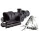 Trijicon ACOG TA02 LED 4x32mm Rifle Scope, Black, Red Crosshair .223 / 5.56x45mm Reticle, MOA Adjustment, w/ Gerber Suspension Multi-Plier 1471, 100190-KIT