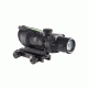 Trijicon ACOG 4x32 Rifle Scope, Black w/TA51 Flattop Mount &amp; Illuminated Green Chevron BAC Reticle