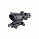 Trijicon ACOG 4x32 Rifle Scope, Black w/TA51 Flattop Mount &amp; Illuminated Green Chevron BAC Reticle