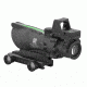 Trijicon ACOG 4x32 Rifle Scope, Dual Ill Green Chevron .223 Ballistic Reticle, 4.0 MOA RMR Sight, TA51 Mount