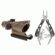 Trijicon ACOG 4x32 Scope with TA51 Mount, CK FDE, Dual Illuminated Green Horseshoe/Dot .223 BAC Reti 100367 w/ FREE Gerber Suspension Multi-Plier 1471