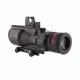 Trijicon ACOG 6x48 Scope w RMR, Red Chevron .500 Reticle TA648RMR-50