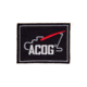 Trijicon Acog Ap59 Velcro Patch w/  Logo, Black AP59