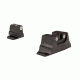 Trijicon Night Sight Suppressor Set w/White Front/White Rear and Green Lamps for Smith and Wesson MP C.O.R.E, 601011
