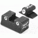 Trijicon Bright &amp; Tough 3 Dot Night Set, Green Front &amp; Yellow Rear - Beretta Cougar 8000, 8040, &amp; 8045