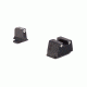 Trijicon Night Sight Suppressor Set w/White Front/White Rear &amp; Green Lamps for FN 9mm, 600935