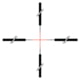 Trijicon Compact Dual Illuminated ACOG Scope, 1.5x24 mm, Red, Crosshair Reticle, Matte Black, 400337
