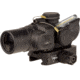 Trijicon Compact Dual Illuminated Low Height Q-LOC ACOG Scope, 1.5x16S, Amber, Circle Dot Reticle, Matte Black, 400332