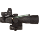 Trijicon Compact Dual Illuminated Q-LOC ACOG/RMR Scope, 3x30 mm, Green, Horseshoe Dot Reticle, Matte Black, 400394