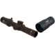 Trijicon Credo CR424 1-4x24mm Rifle Scope, 30 mm Tube, Second Focal Plane, Black, Green MRAD Ranging Reticle, Mil Rad Adjustment, w/ TRYBE Optics Enhancer, CR424-C-2900012-KIT1