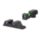 Trijicon DI Night Sight Set, Dual-Illuminated, U-Notch, Tritium Green Front Color/ Rear Color, Large Frame Glock Models, 601104