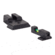 Trijicon DI Night Sight Set, Dual-Illuminated, U-Notch, Tritium Green Front Color/ Rear Color, Smith &amp; Wesson M&amp;P, M&amp;P M2.0, SD VE, 601108