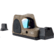 Trijicon Dual Defense RMR Type 2 1x Reflex Red Dot Sight w/ M17/18 Mount, No Tritium, 1x, 3.25 MOA Reticle, FDE, RM06-C-700815