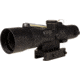 Trijicon Dual Illuminated Compact ACOG Scope, 3x30 mm, .223/62gr. Amber, Chevron Reticle, Matte Black, 400363