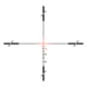 Trijicon Dual Illuminated Compact ACOG Scope, 3x30 mm, .308/168gr. Winchester Red, Crosshair Reticle, Matte Black, 400376