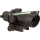 Trijicon Dual Illuminated Low Height Compact ACOG Scope, 3x24 mm, Green, .223/55gr. Crosshair Reticle, Matte Black, 400353