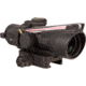Trijicon Dual Illuminated Low Height Compact ACOG Scope, 3x24 mm, Red, .223/55gr. Crosshair Reticle, Matte Black, 400351