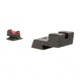 Trijicon Fiber Optic Pistol Front/Rear Sight Set, Red Fiber Stick, 1911 Novak Low Cut, Black, 601038