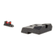 Trijicon Fiber Optic Pistol Front/Rear Sight Set, Red Fiber Stick, CZ P-10/P-10C, Black, 601065