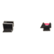 Trijicon Fiber Optic Pistol Front/Rear Sight Set, Red Fiber Stick, FNS-40/FNX-40/FNP-40, Black, 601068