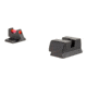 Trijicon Fiber Optic Pistol Front/Rear Sight Set, Red Fiber Stick, FNS-40/FNX-40/FNP-40, Black, 601068