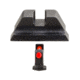Trijicon Fiber Optic Pistol Front/Rear Sight Set, Red Fiber Stick, Glock 42/43, Black, 601029