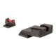 Trijicon Fiber Optic Pistol Front/Rear Sight Set, Red Fiber Stick, Smith &amp; Wesson M&amp;P/M&amp;P M2.0, NOT Shield/C.O.R.E., Black, 601032