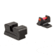 Trijicon Fiber Optic Pistol Front/Rear Sight Set, Red Fiber Stick, Sig Sauer P220/P229/P240/P938/Pro233/Pro2340/Pro245, Black, 601047