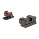 Trijicon Fiber Optic Pistol Front/Rear Sight Set, Red Fiber Stick, Sig Sauer P225/P226/P228/P239/P320, Black, 601050