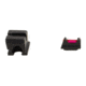 Trijicon Fiber Optic Pistol Front/Rear Sight Set, Red Fiber Stick, Walther P99/PPQ/PPQ M2, Black, 601053