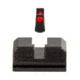 Trijicon Fiber Optic Pistol Front/Rear Sight Set, Red Fiber Stick, Walther P99/PPQ/PPQ M2, Black, 601053