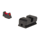 Trijicon Fiber Optic Pistol Front/Rear Sight Set, Red Fiber Stick, Walther P99/PPQ/PPQ M2, Black, 601053