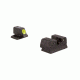 Trijicon FNH HD Night Sight Set - .45ACP, Yellow Front Outline 600709