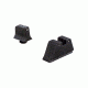 Trijicon For Glock Sup Night Sight w/ Green Lamps, Black, Suppressor Night Sight Set 196579