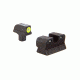 HD Night Sight Set " Yellow Front Outline " for Colt Commander