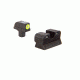 HD Night Sight Set " Yellow Front Outline " for Colt Officers/Compact A1
