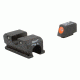 Trijicon Walter Heavy Duty Night Sight Set, Orange Front Outline, P99, PPQ, PPQ M2, 600738
